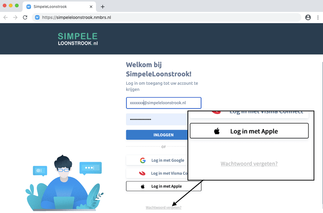login-ww-vergeten login ww vergeten
