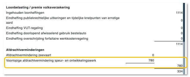 Afdrachtvermindering WBSO